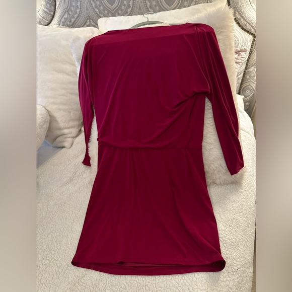 NWT Trina Turk Magenta Tunic Dress - 4 - Picture 4 of 4